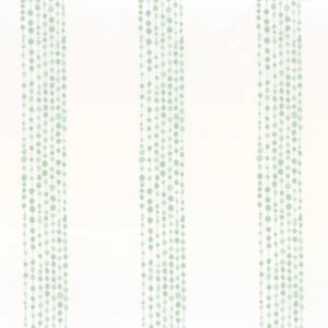 blue striped embroideried fabric from Camengo
