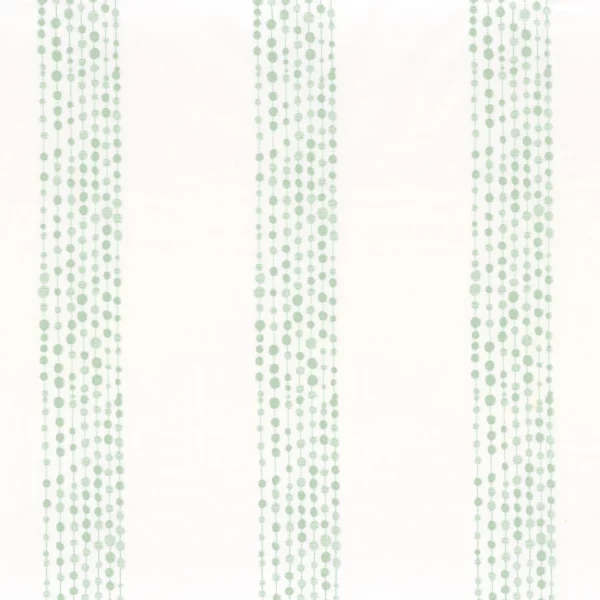 Ball Clay Fabric - Bleu by blue striped embroideried fabric from Camengo