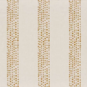 neutral striped embroideried fabric from Camengo