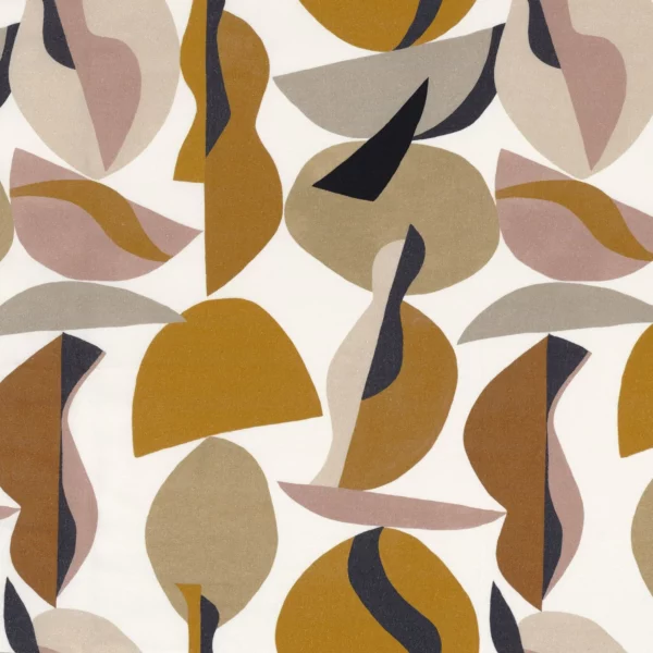 yellow misc cotton fabric from Camengo