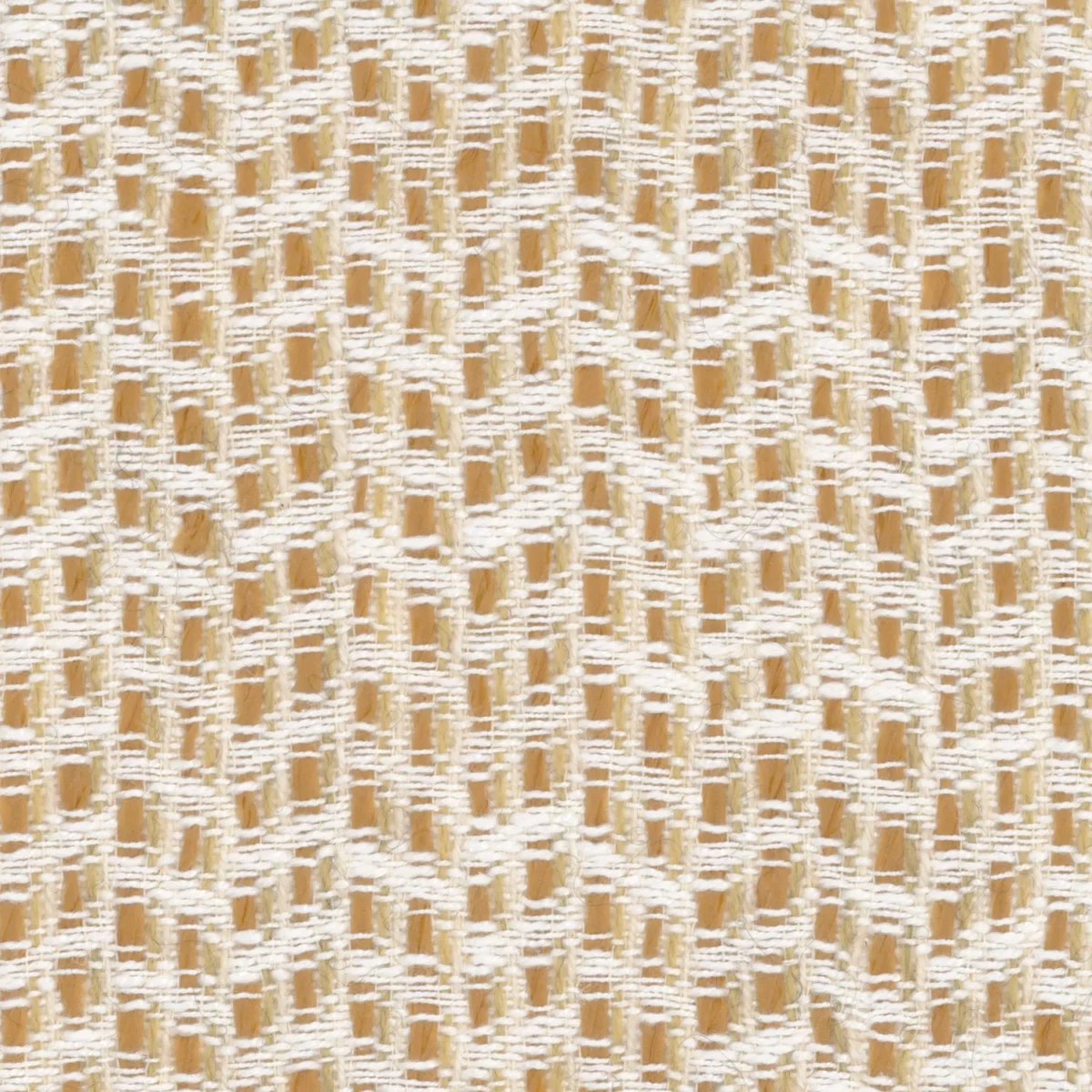 Barbotine Fabric - Safran by yellow plain woven fabric from Camengo