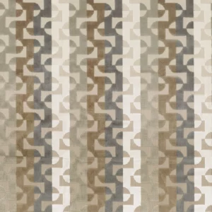 neutral striped jacquard fabric from Camengo