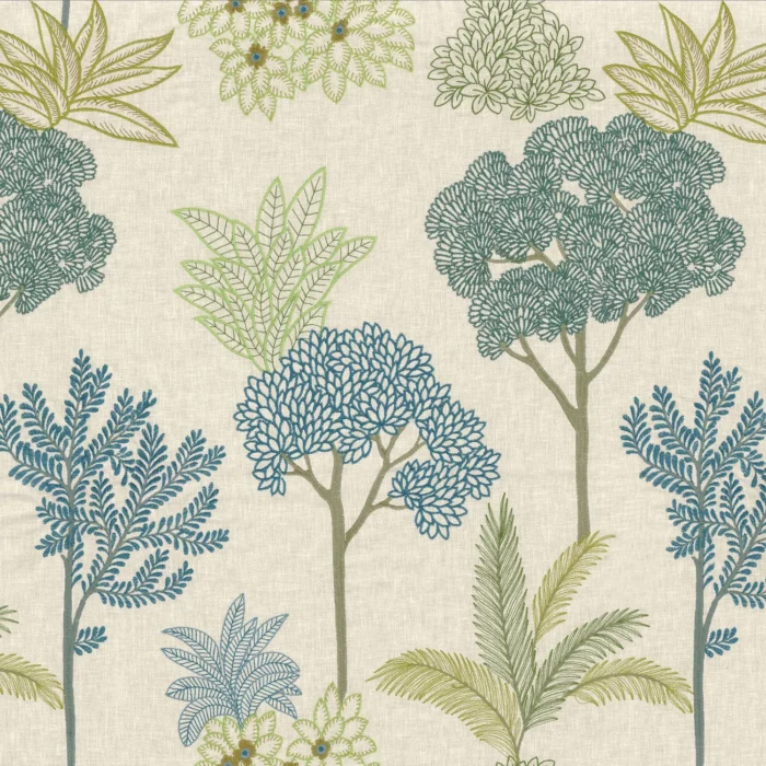 Merveilleux Jardin Fabric - Horizon swatch