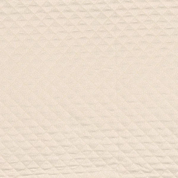 Tout Doux Fabric - Beige by neutral children's embroideried fabric from Camengo