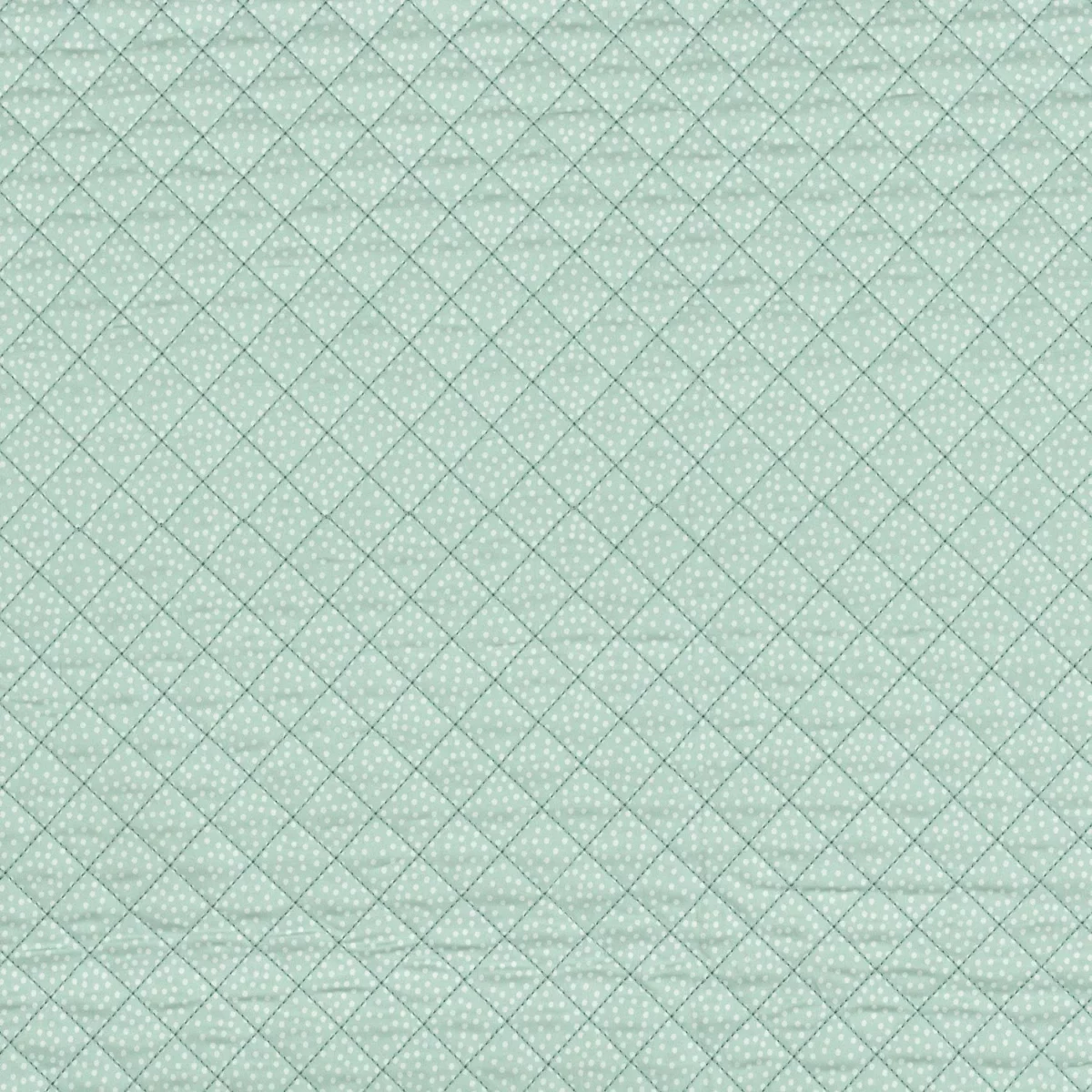 Tout Doux Fabric - Aqua by blue children's embroideried fabric from Camengo