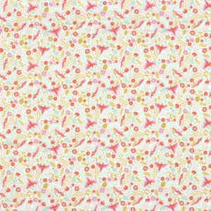 pink animal printed fabric from Camengo