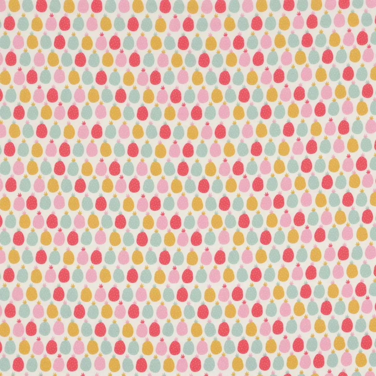 Taquin Fabric - Rose by pink children's printed fabric from Camengo