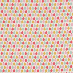 pink children's printed fabric from Camengo