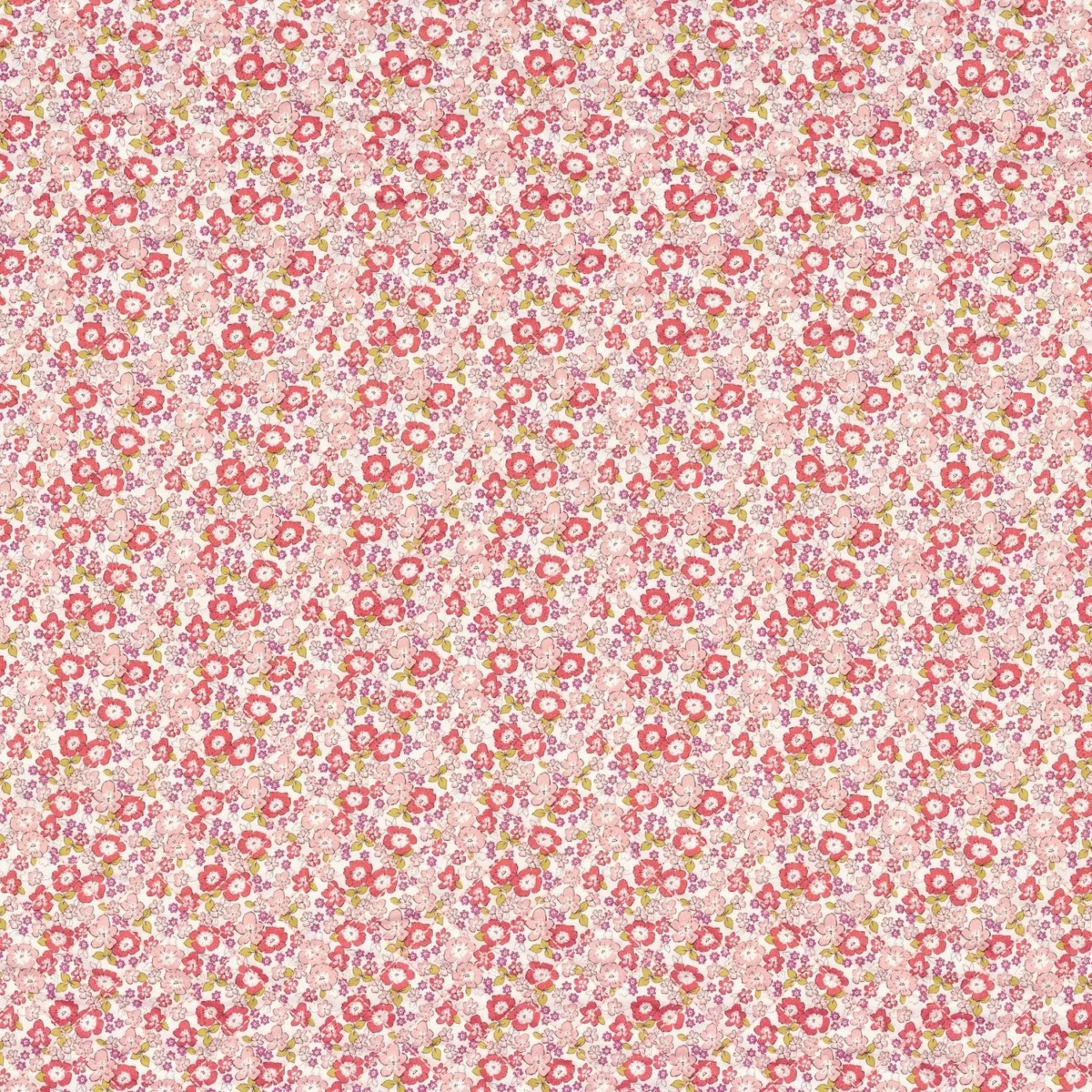 pink children's embroideried fabric from Camengo