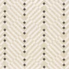 neutral geometric embroideried fabric from Camengo