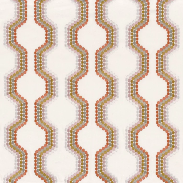 Caltrain Fabric - Terracota swatch