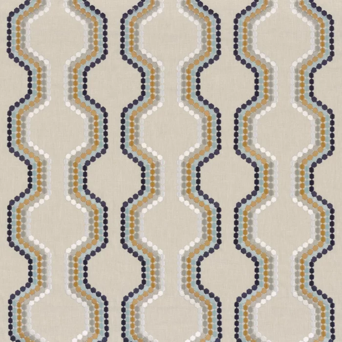 Caltrain Fabric - Navy swatch