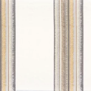 neutral striped embroideried fabric from Camengo