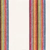 multicolour striped embroideried fabric from Camengo