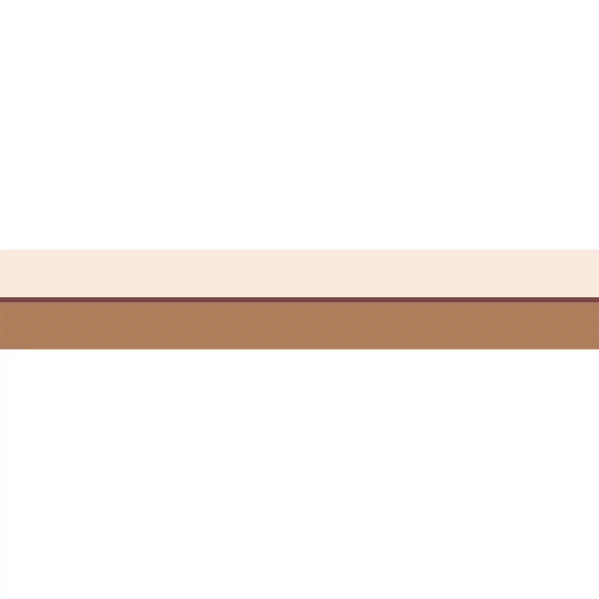 La Raffinee Border - Caramel by neutral striped wallpaper from casadeco