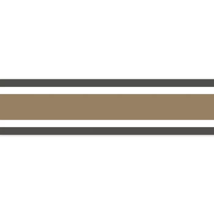 L Elegante Border - Tabac swatch