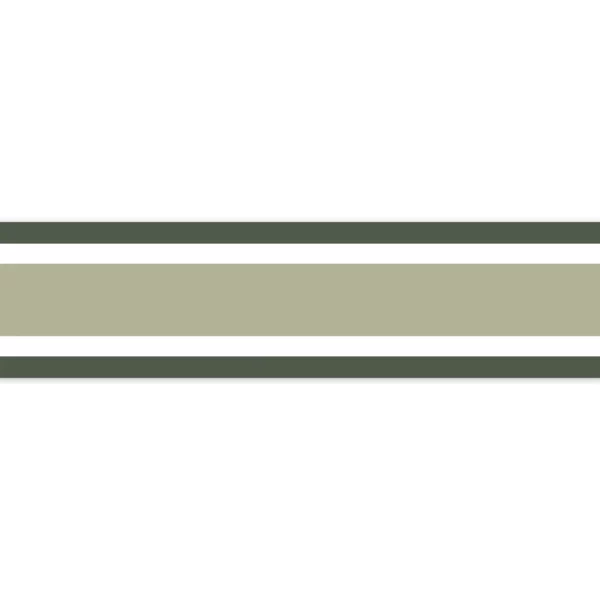 L Elegante Border - Vert Argile by green striped wallpaper from casadeco