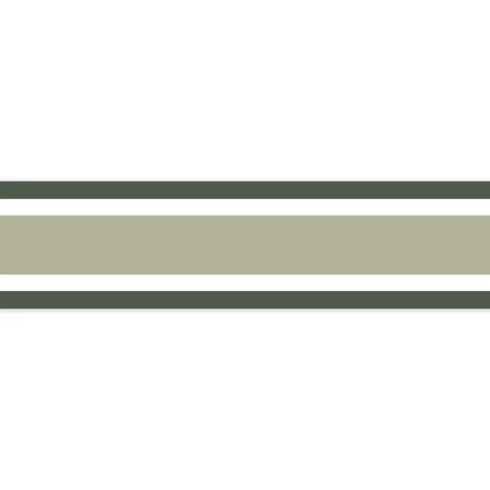 L Elegante Border - Vert Argile swatch