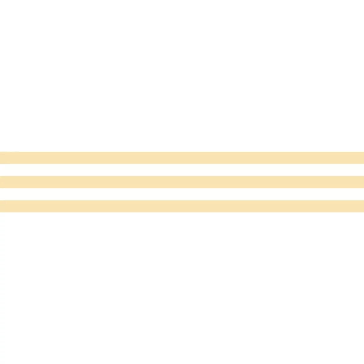 La Delicate Border - Jaune Limonade by yellow striped wallpaper from casadeco