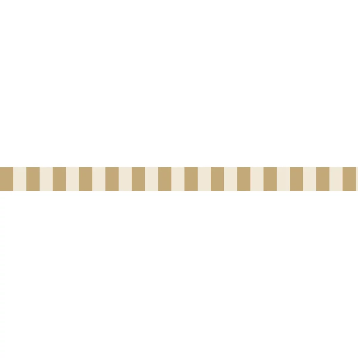 La Retro Border - Jaune Ocre by neutral striped wallpaper from casadeco