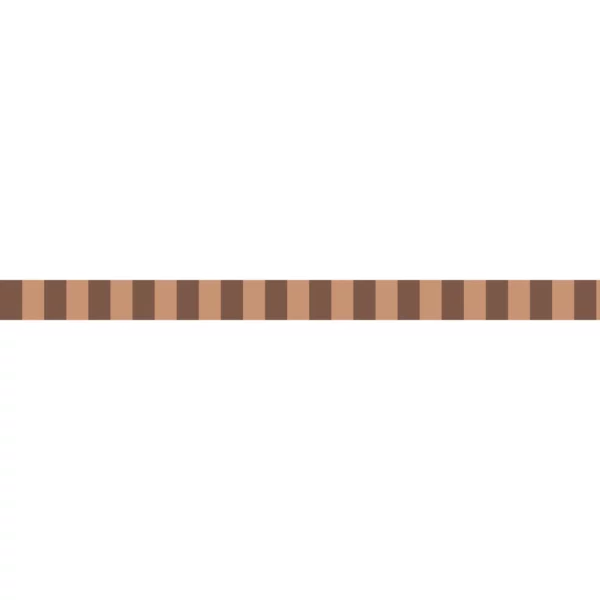 La Retro Border - Caramel by red striped wallpaper from casadeco