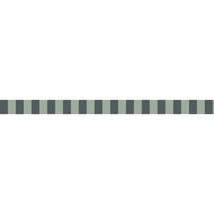 La Retro Border - Celadon / Bleu Petrole swatch