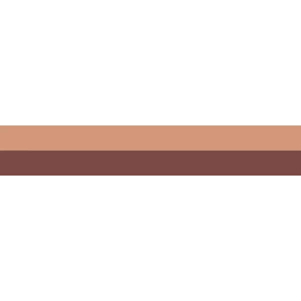 La Sublime Border - Terracotta / Amarena by red striped wallpaper from casadeco