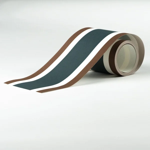 L Elegante Border - Bleu Petrole / Cacao by L Elegante Border - Bleu Petrole / Cacao from
