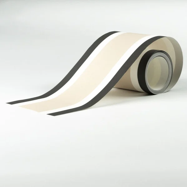 L Elegante Border - Beige Lin / Noir Fusain by L Elegante Border - Beige Lin / Noir Fusain from