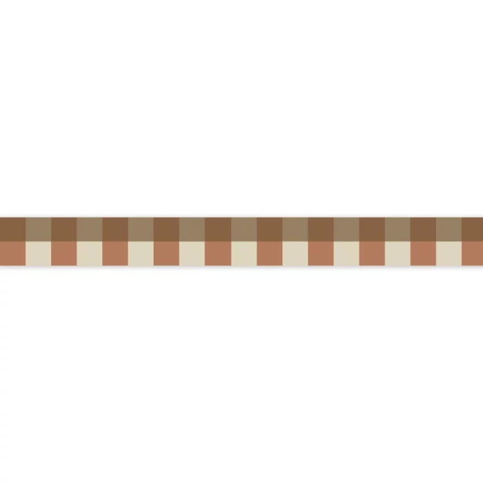 La Charmante Border - Terre De Sienne / Tabac fabric swatch GAFR200373412
