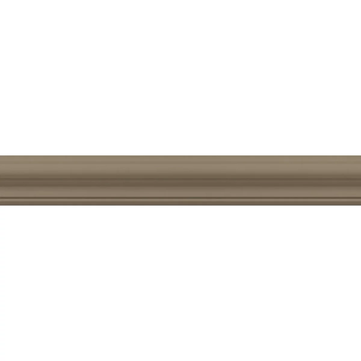 L Authentique Border - Tabac by brown plain wallpaper from casadeco