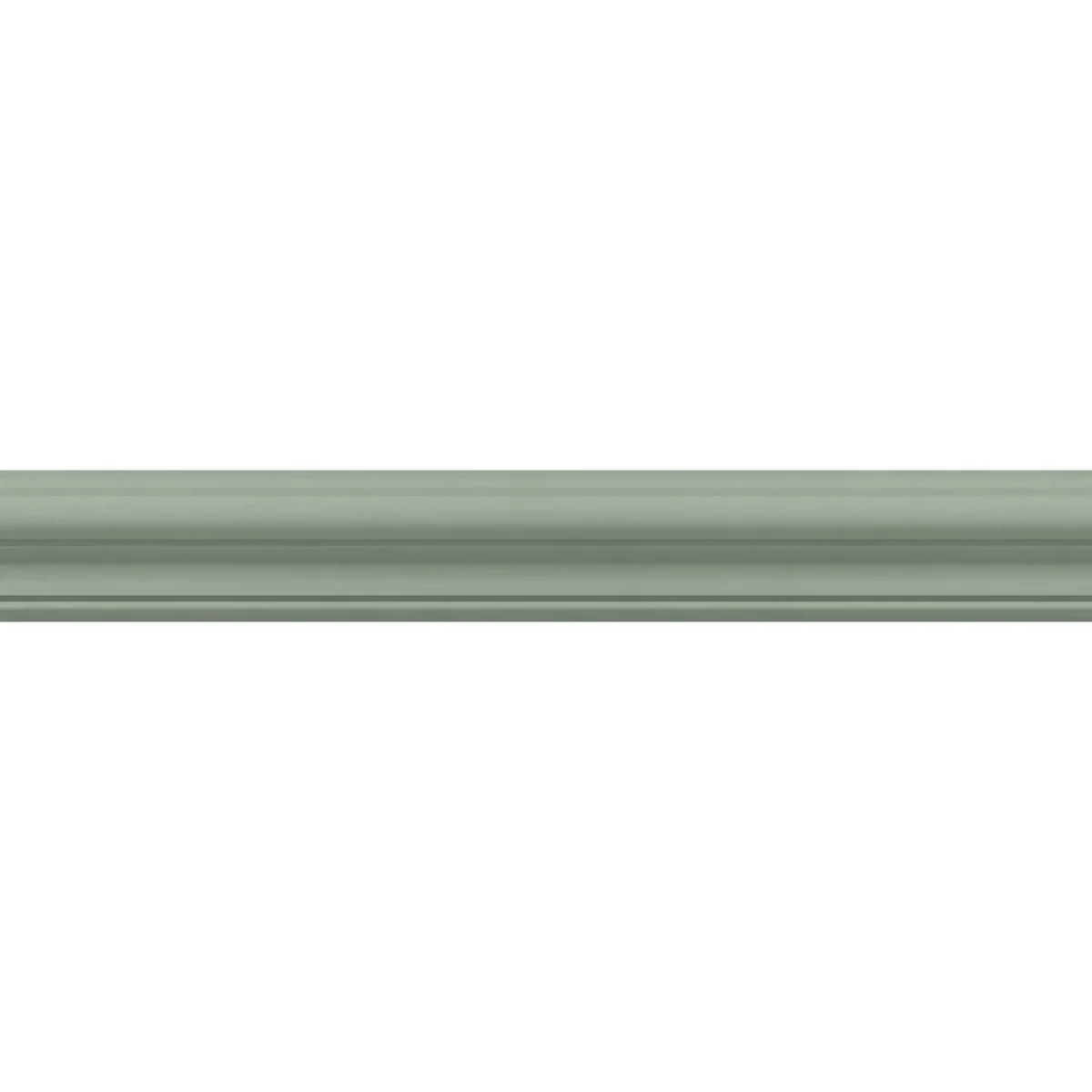 L Authentique Border - Celadon by green plain wallpaper from casadeco