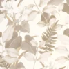 neutral botanical wallpaper from casadeco
