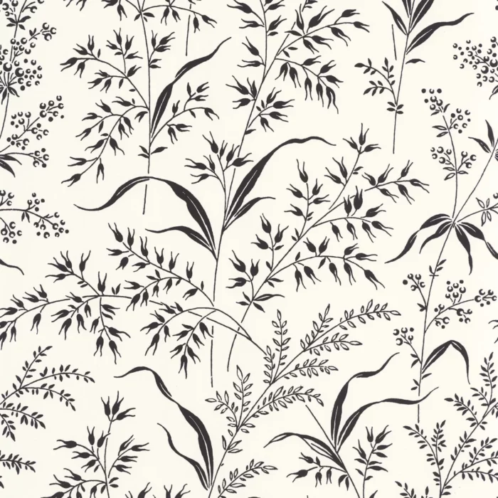 Grass Field Wallpaper - Fusain swatch