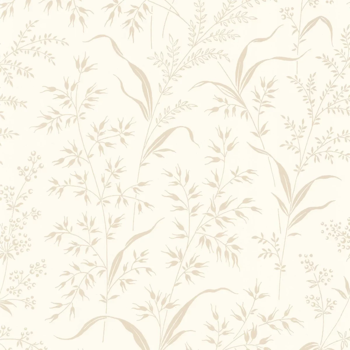 Grass Field Wallpaper - Ficelle by neutral botanical wallpaper from casadeco