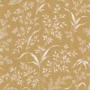 yellow botanical wallpaper from casadeco