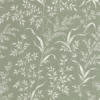 green botanical wallpaper from casadeco