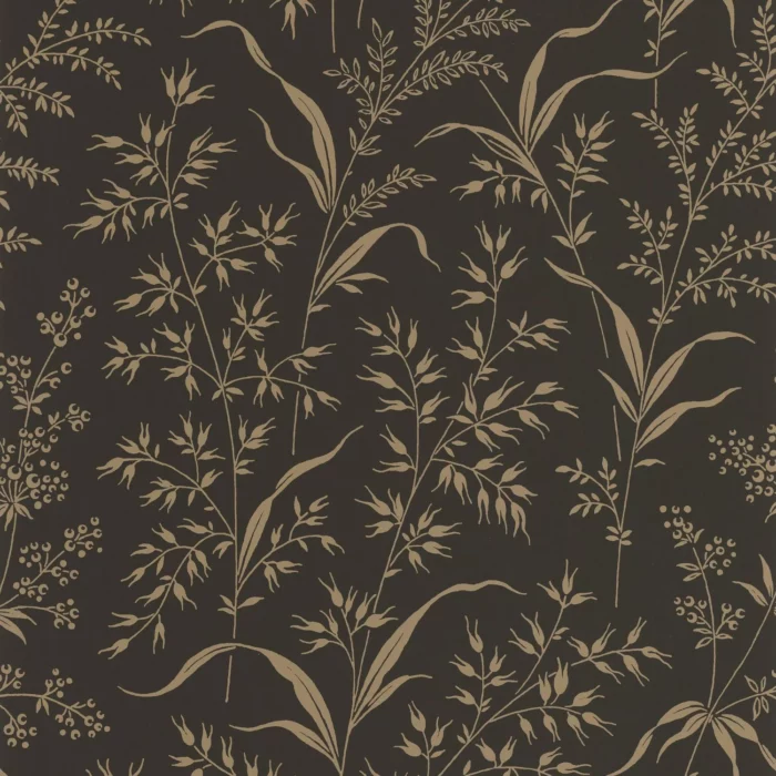Grass Field Wallpaper - Tabac / Ardoise swatch