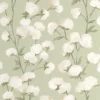 green botanical wallpaper from casadeco