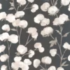 black-grey botanical wallpaper from casadeco