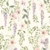 green botanical wallpaper from casadeco
