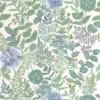green botanical wallpaper from casadeco