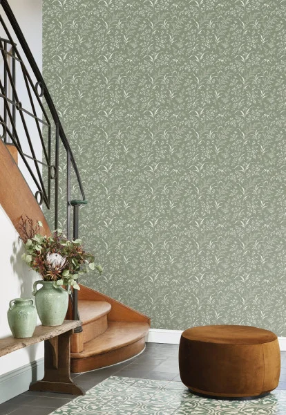 Grass Field Wallpaper - Jaune Ocre by Grass Field Wallpaper - Jaune Ocre from