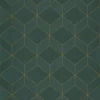 green geometric wallpaper from casadeco