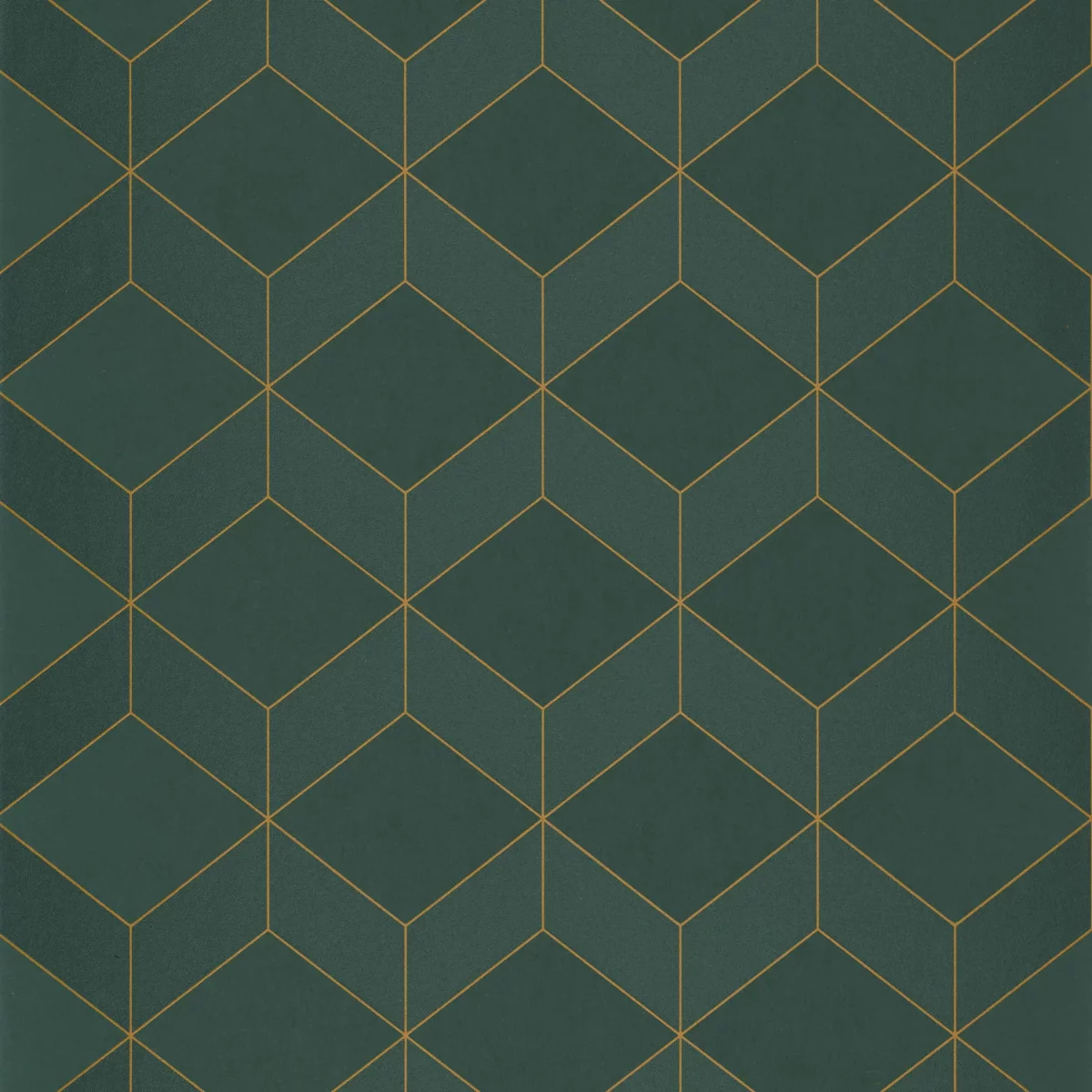 1930 Metro Wallpaper - Vert by green geometric wallpaper from casadeco