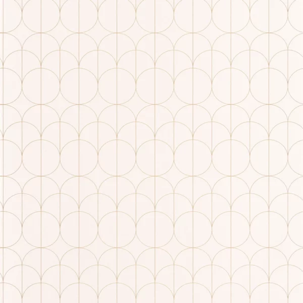 1930 Reflet Wallpaper - Blanc by white retro wallpaper from casadeco