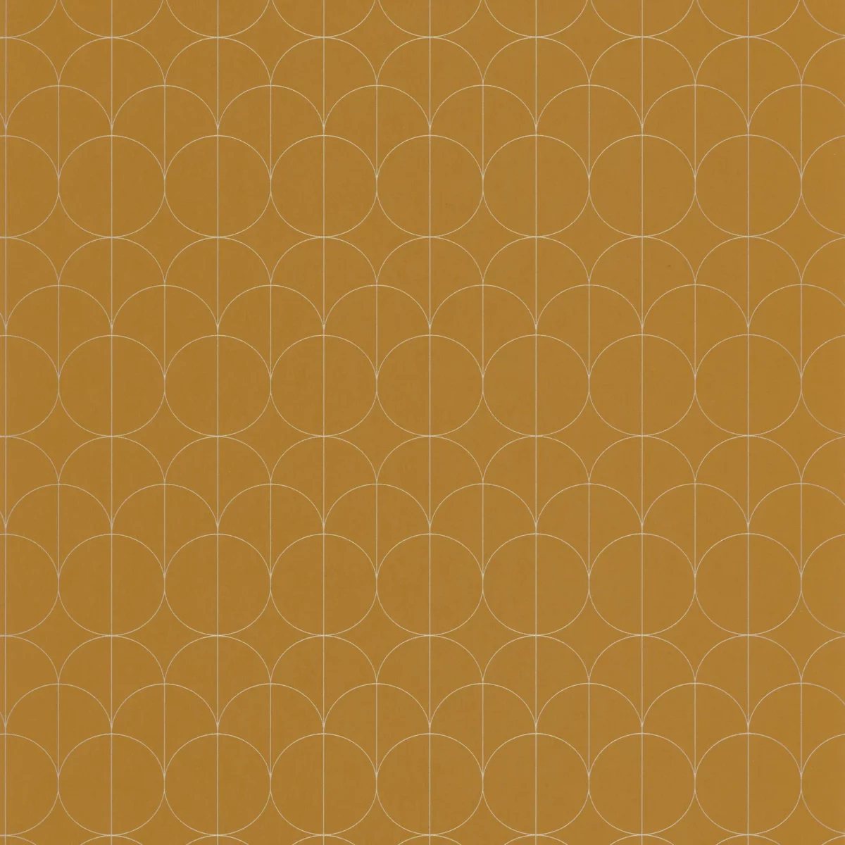 yellow retro wallpaper from casadeco