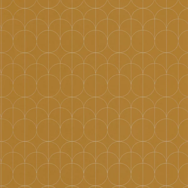1930 Reflet Wallpaper - Jaune by yellow retro wallpaper from casadeco