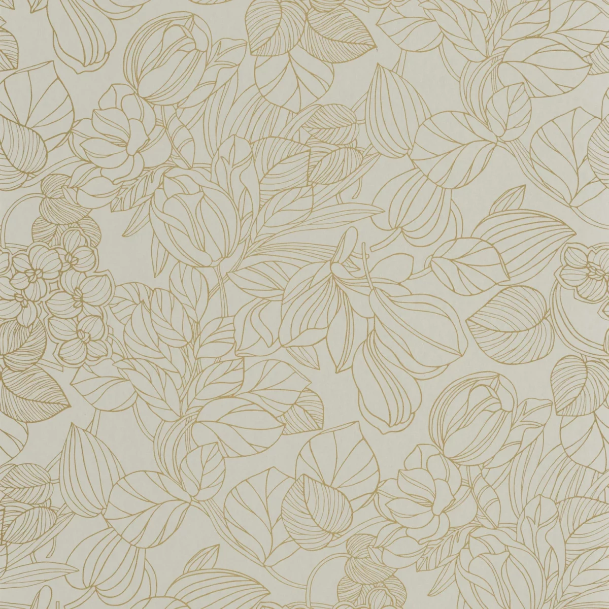 green botanical wallpaper from casadeco