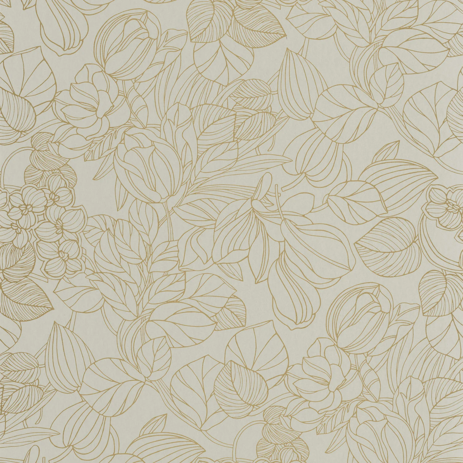 1930 Gravure Wallpaper – Amande / Or
